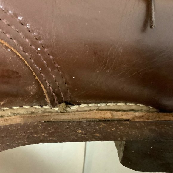 VINTAGE ROYAL WORCHESTER BROWN BOOTS MEN 6.5 W. 8.5 main image 6